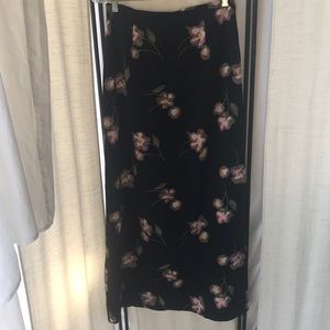 MIDI skirt summer lightweight like crepe PJLA Sportswear size 8 zipper